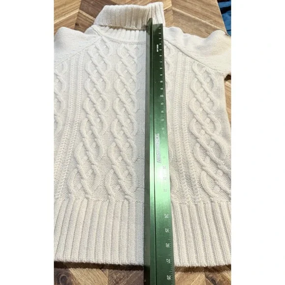 Fjall Raven Sweater Ovik Cable Knit Roll Neck Wool Pullover Women's Small New - Picture 8 of 13